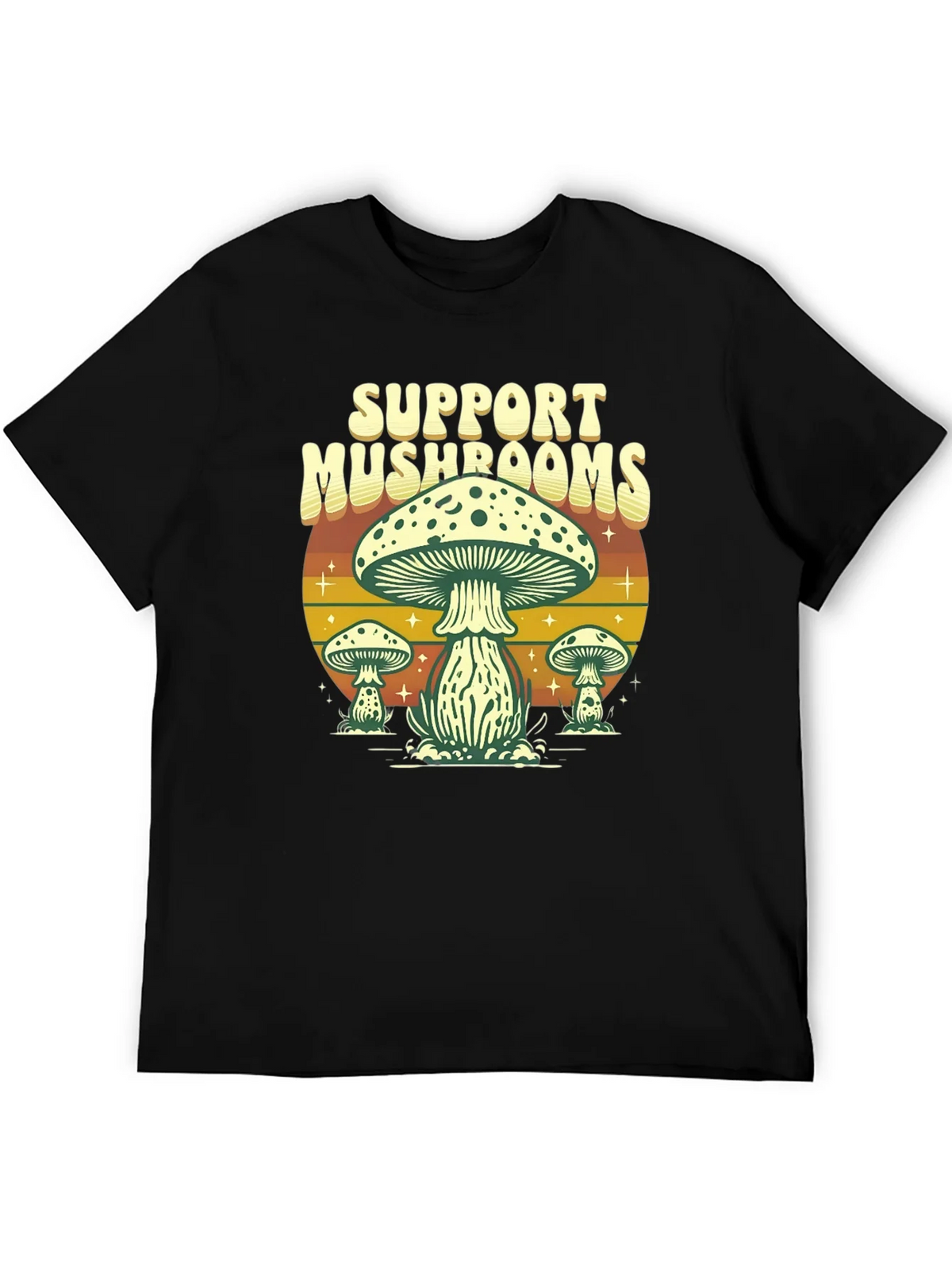 Support Mushrooms Graphic T-Shirt
