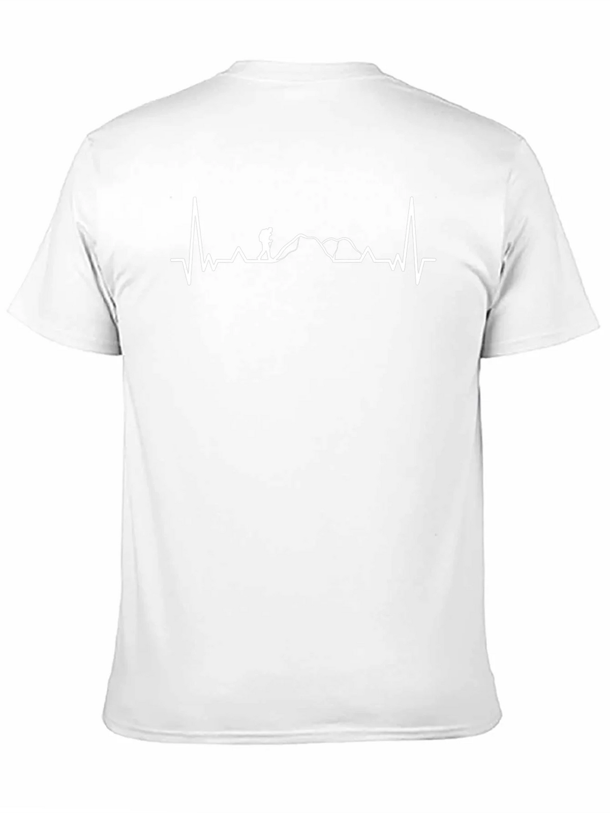 Hiking Heartbeat Graphic Tee - Black T-Shirt