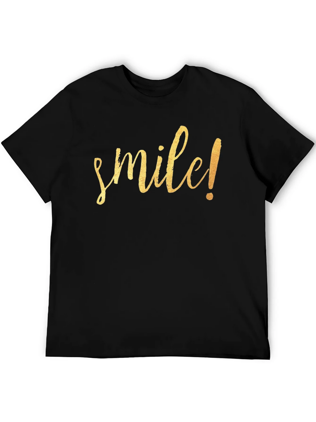 Smile! Graphic Tee - Soft Cotton Casual T-Shirt