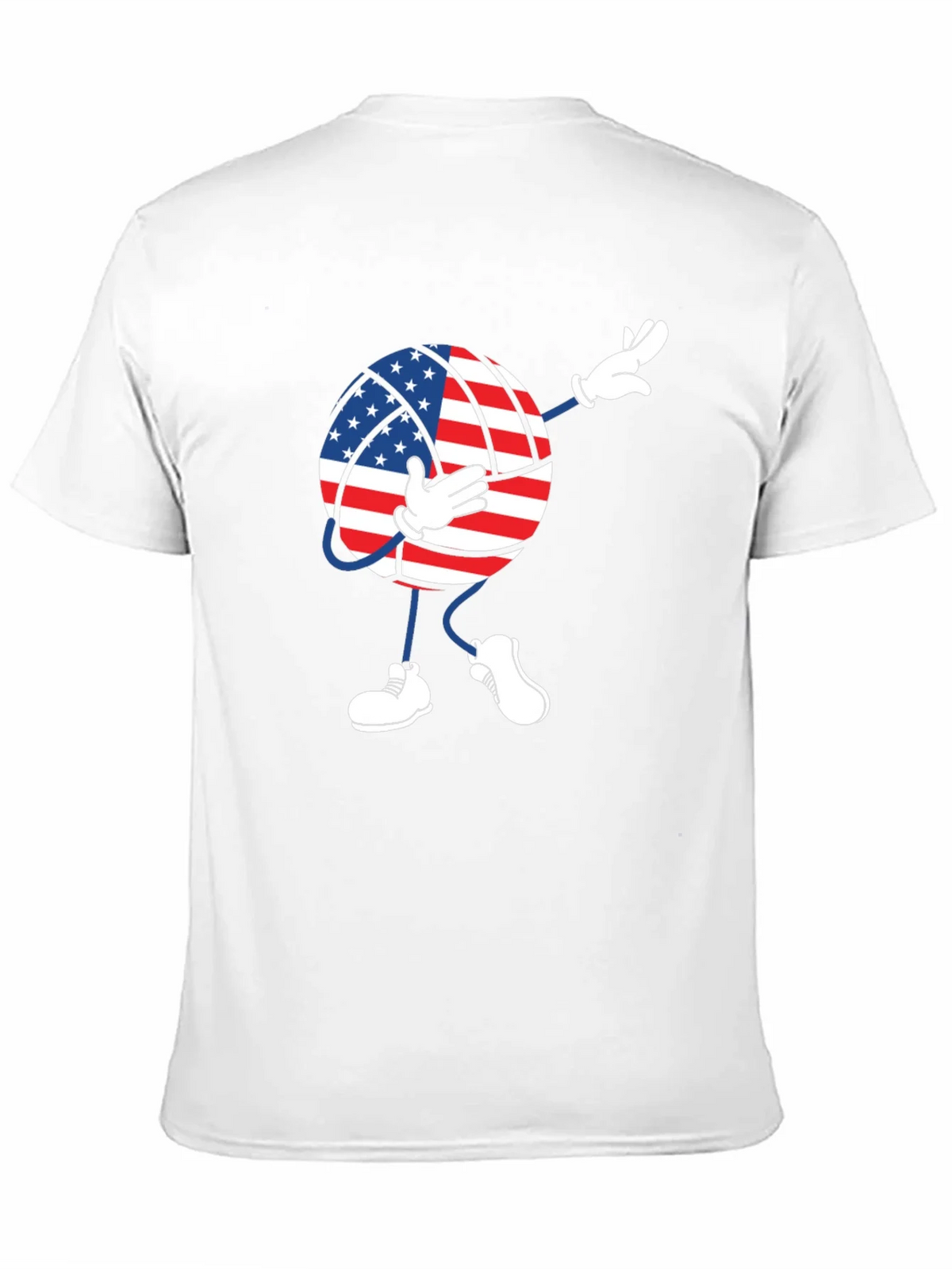 USA Flag Volleyball Dab T-Shirt