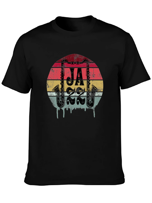 Vintage Jazz Saxophone Graphic T-Shirt