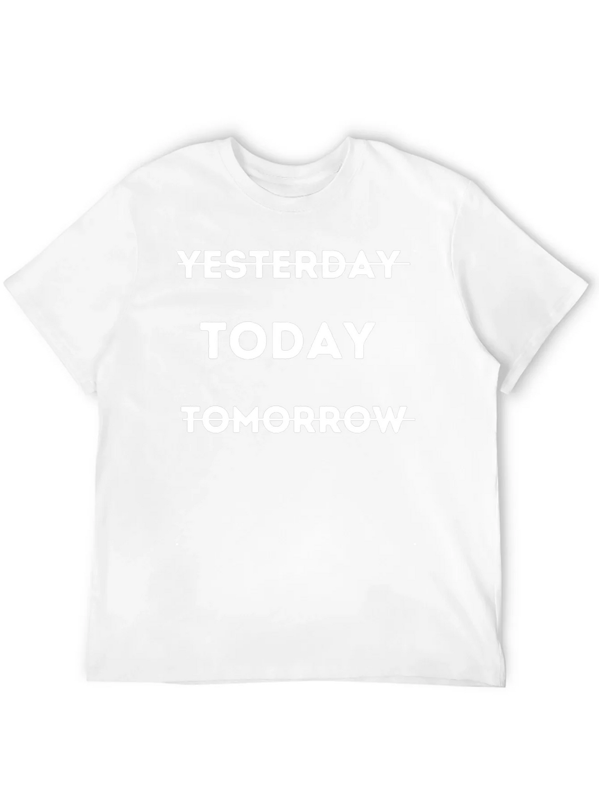Yesterday Today Tomorrow Graphic Tee - Black