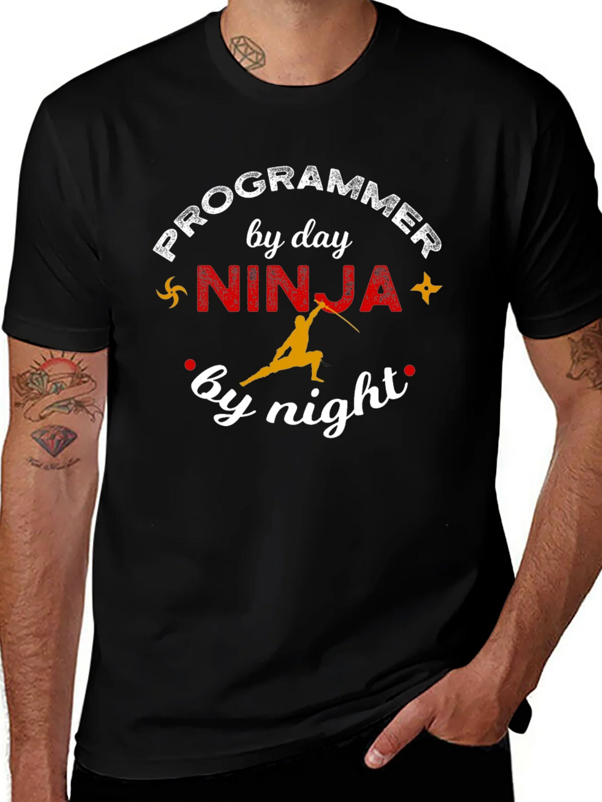 Programmer Ninja T-Shirt - Funny Coder Tee