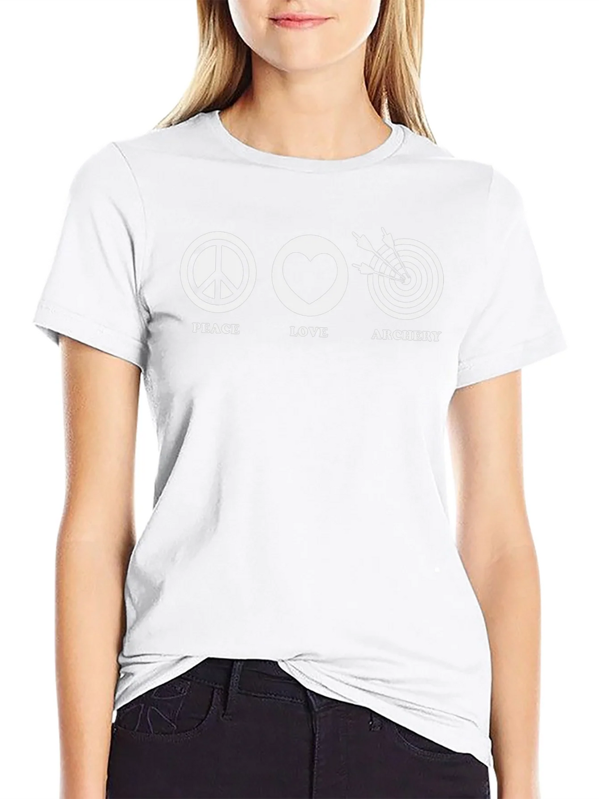 Peace Love Archery Graphic T-Shirt