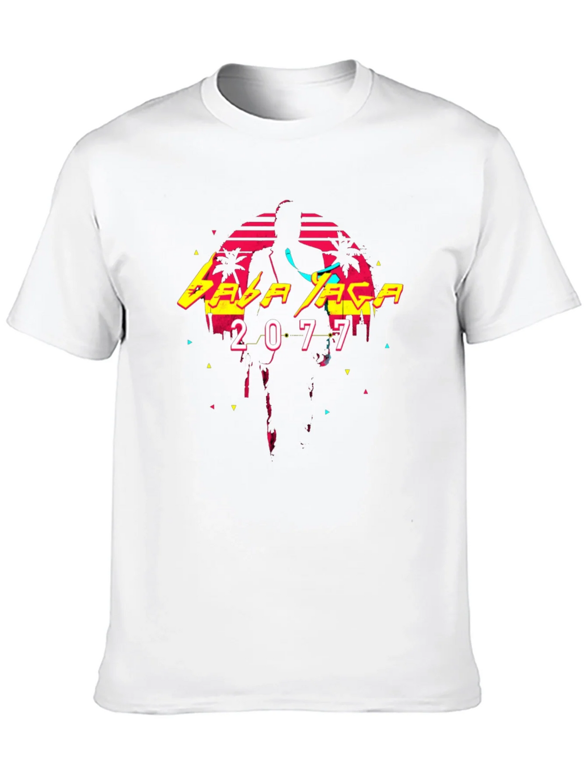 Cyberpunk Edgerunners Baba Yaga 2077 Black T-Shirt