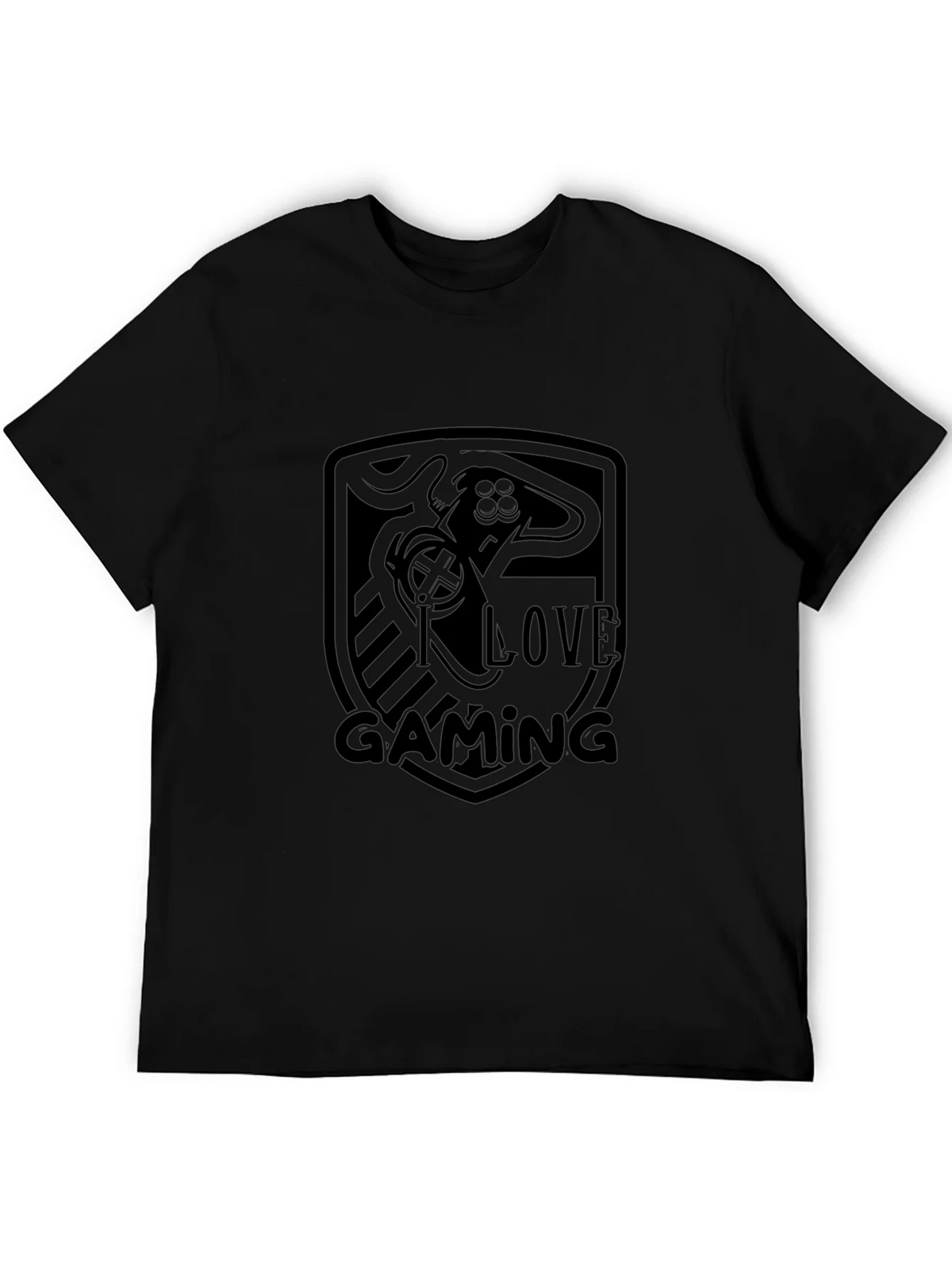 I Love Gaming Black T-Shirt