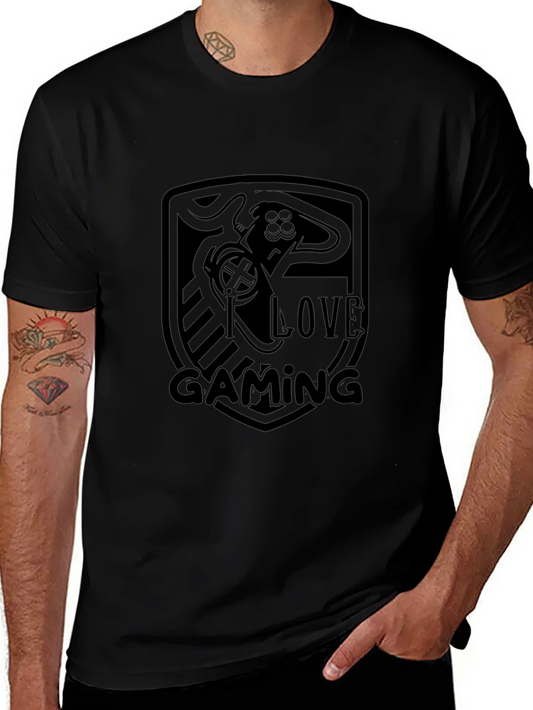 I Love Gaming Black T-Shirt