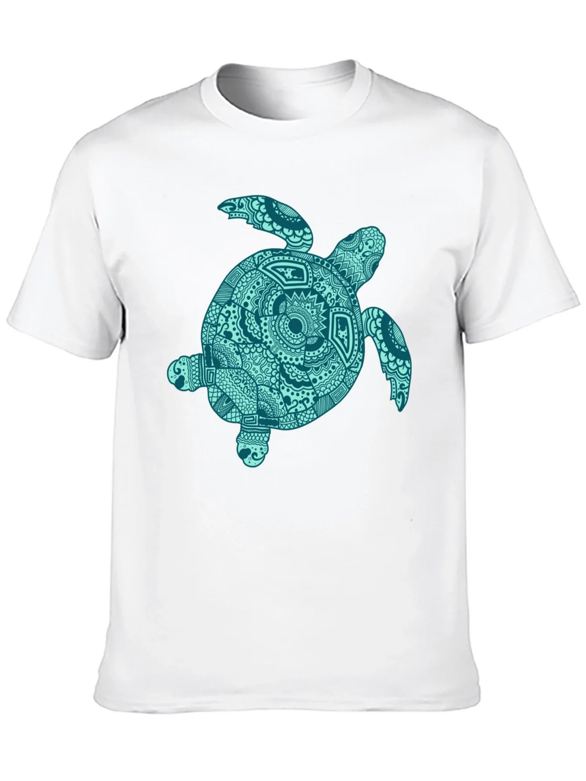 Sea Turtle Graphic Tee - Stylish Black Cotton T-Shirt