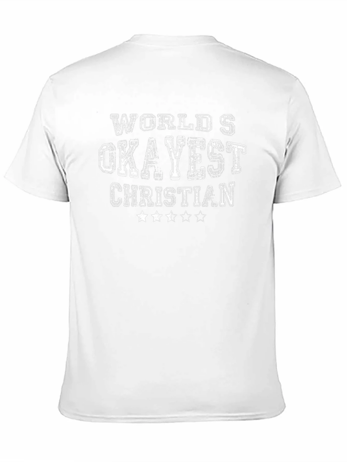 Worlds Okayest Christian Black Graphic Tee