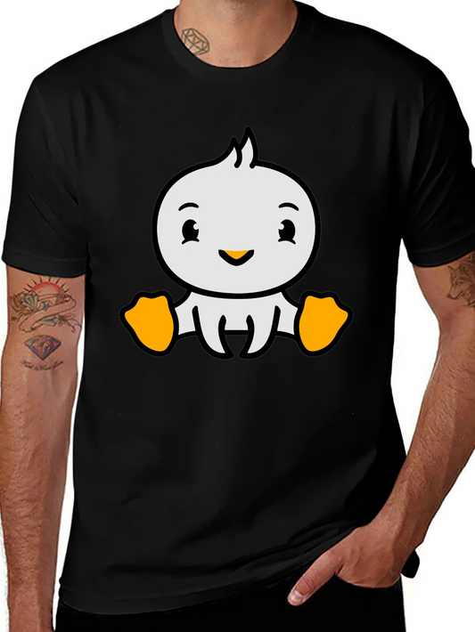 Cute Cartoon Duckling Graphic T-Shirt