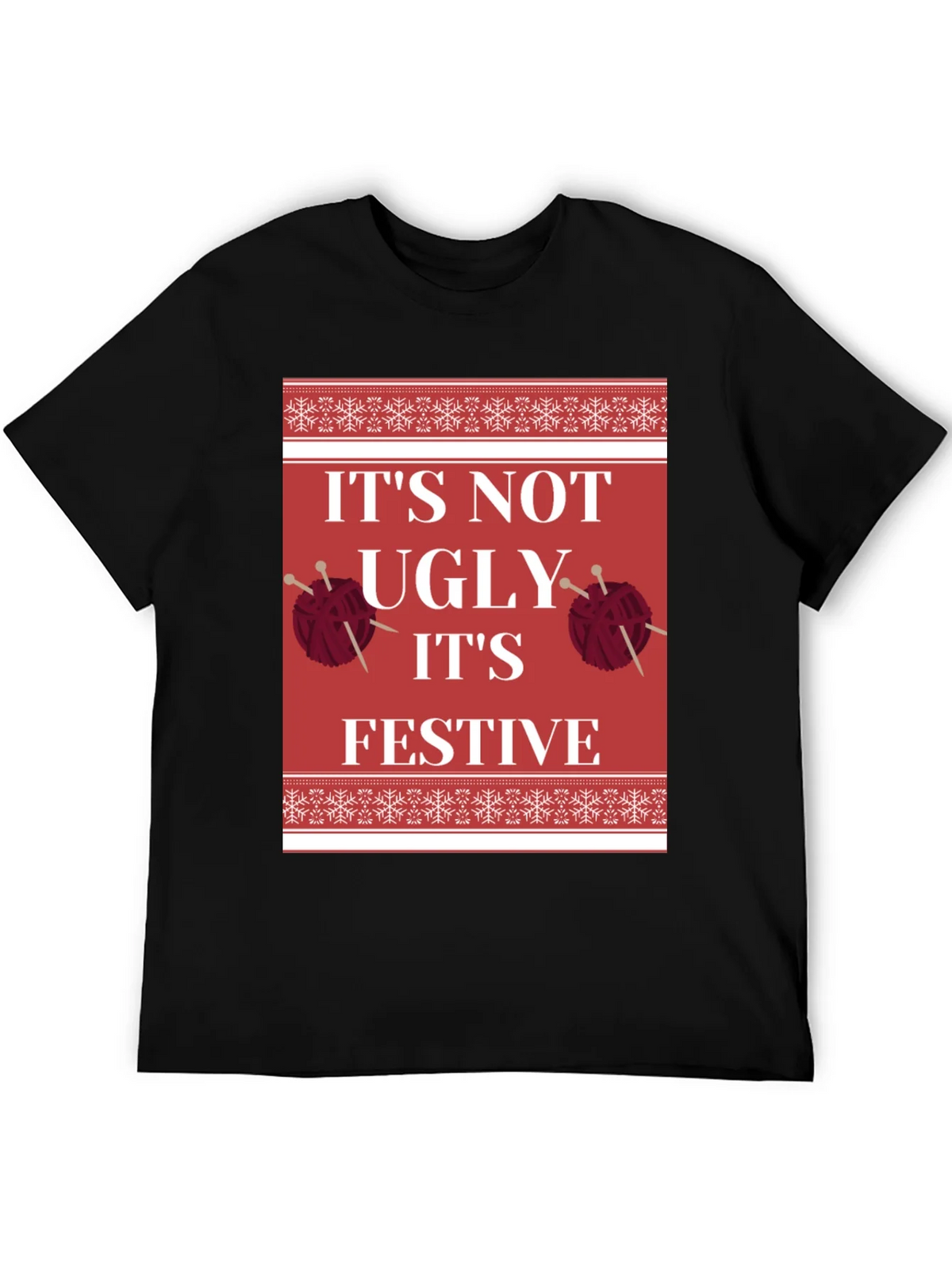 Festive Christmas Knit T-Shirt