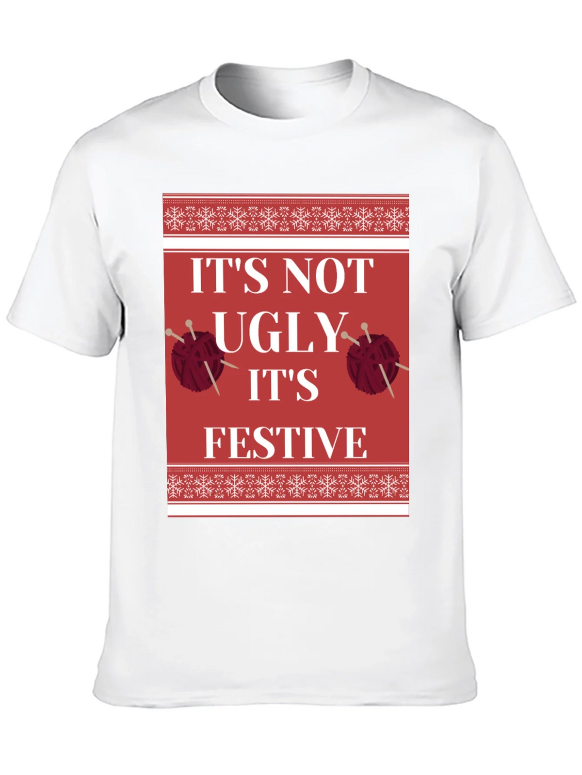 Festive Christmas Knit T-Shirt