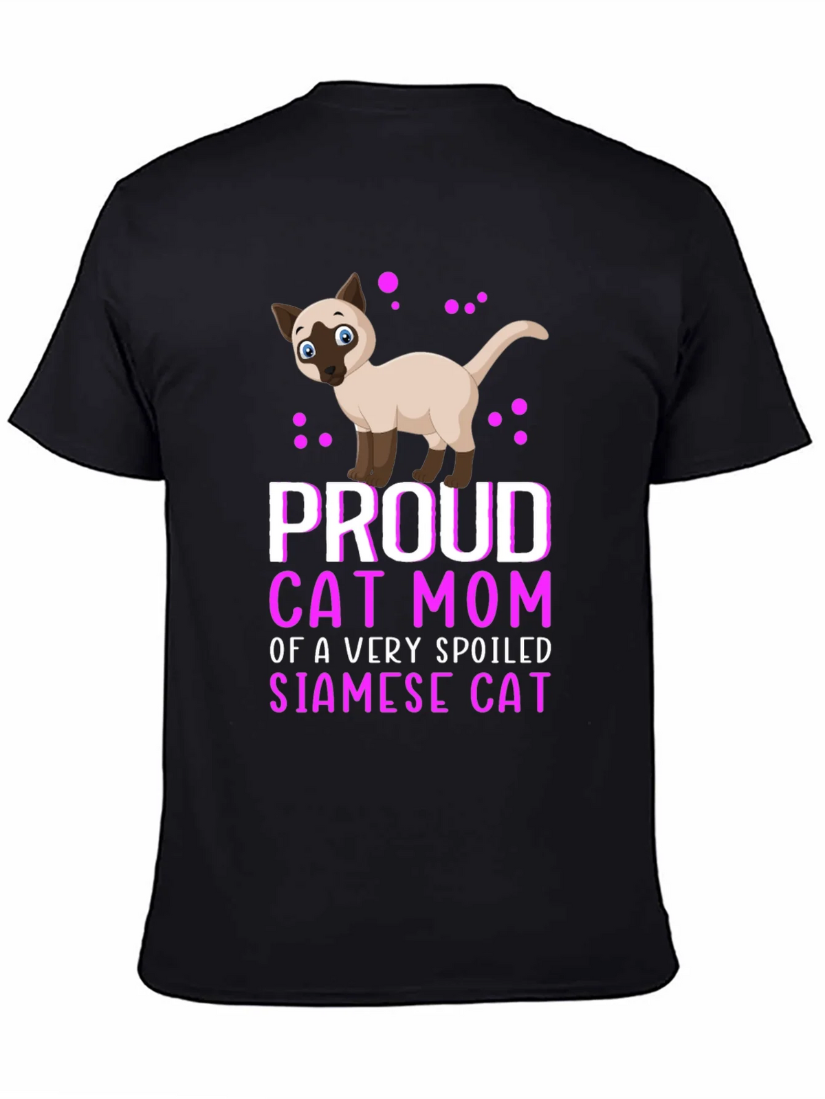Proud Cat Mom Siamese Cat T-Shirt
