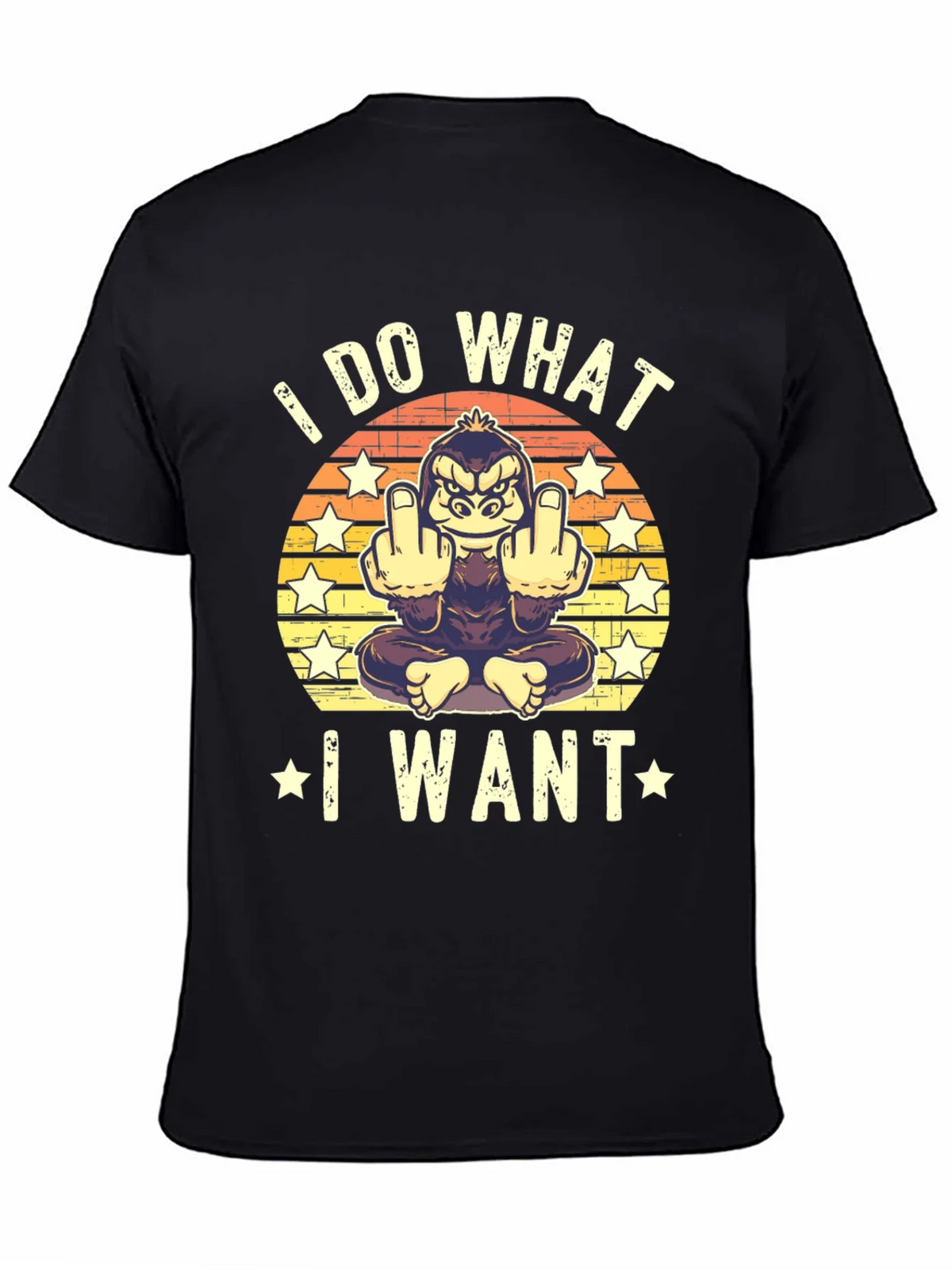 I Do What I Want Funny Gorilla T-Shirt