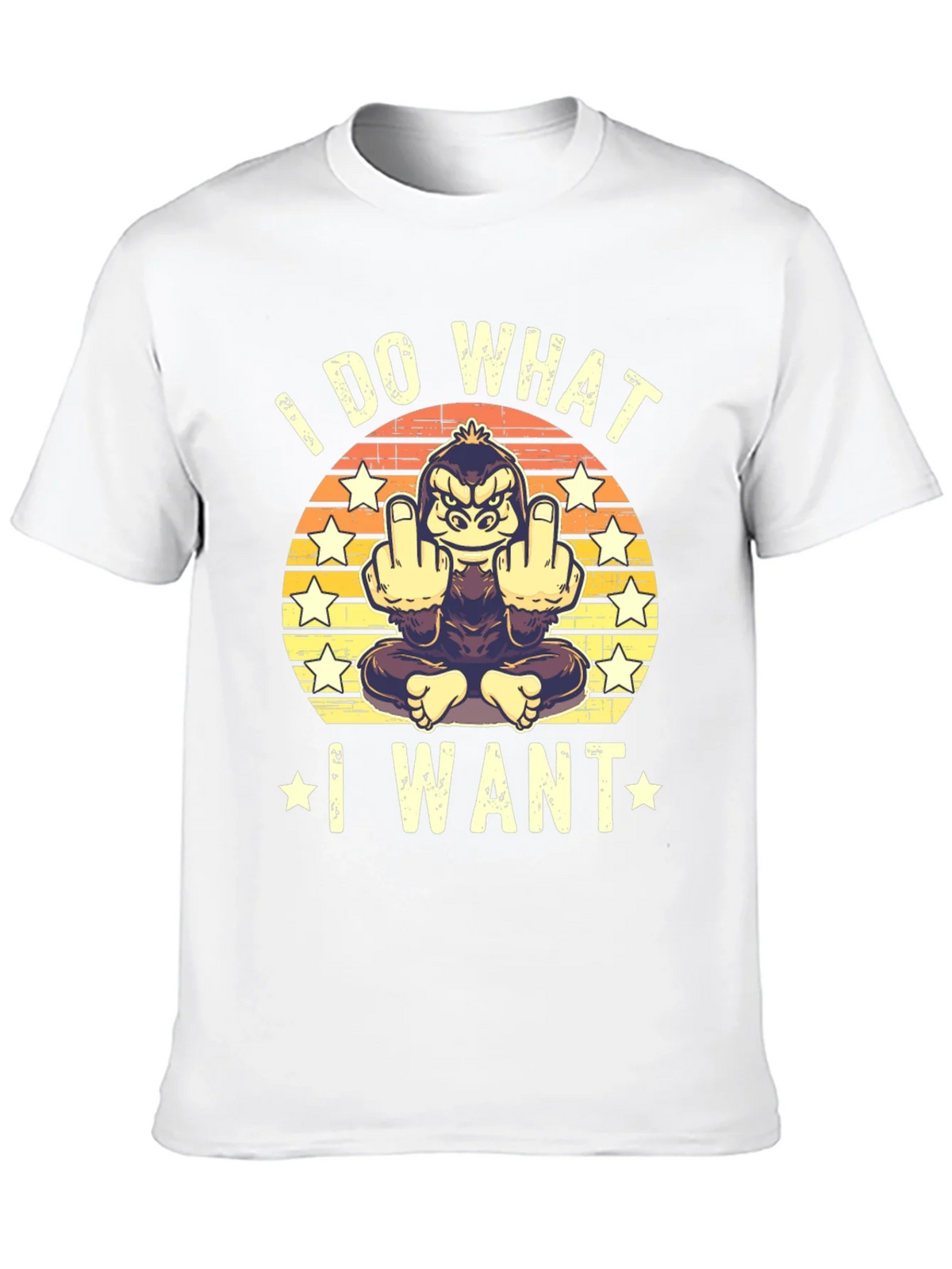 I Do What I Want Funny Gorilla T-Shirt