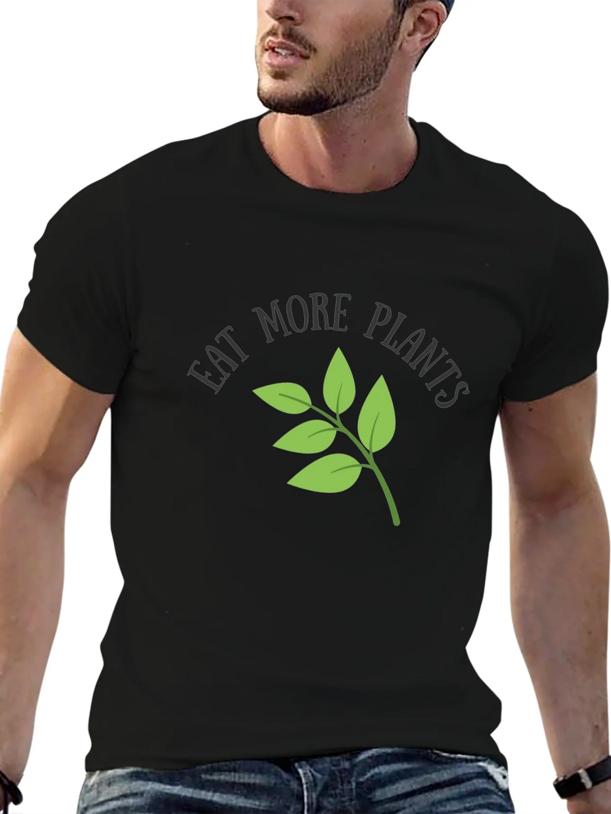 Eat More Plants Graphic T-Shirt