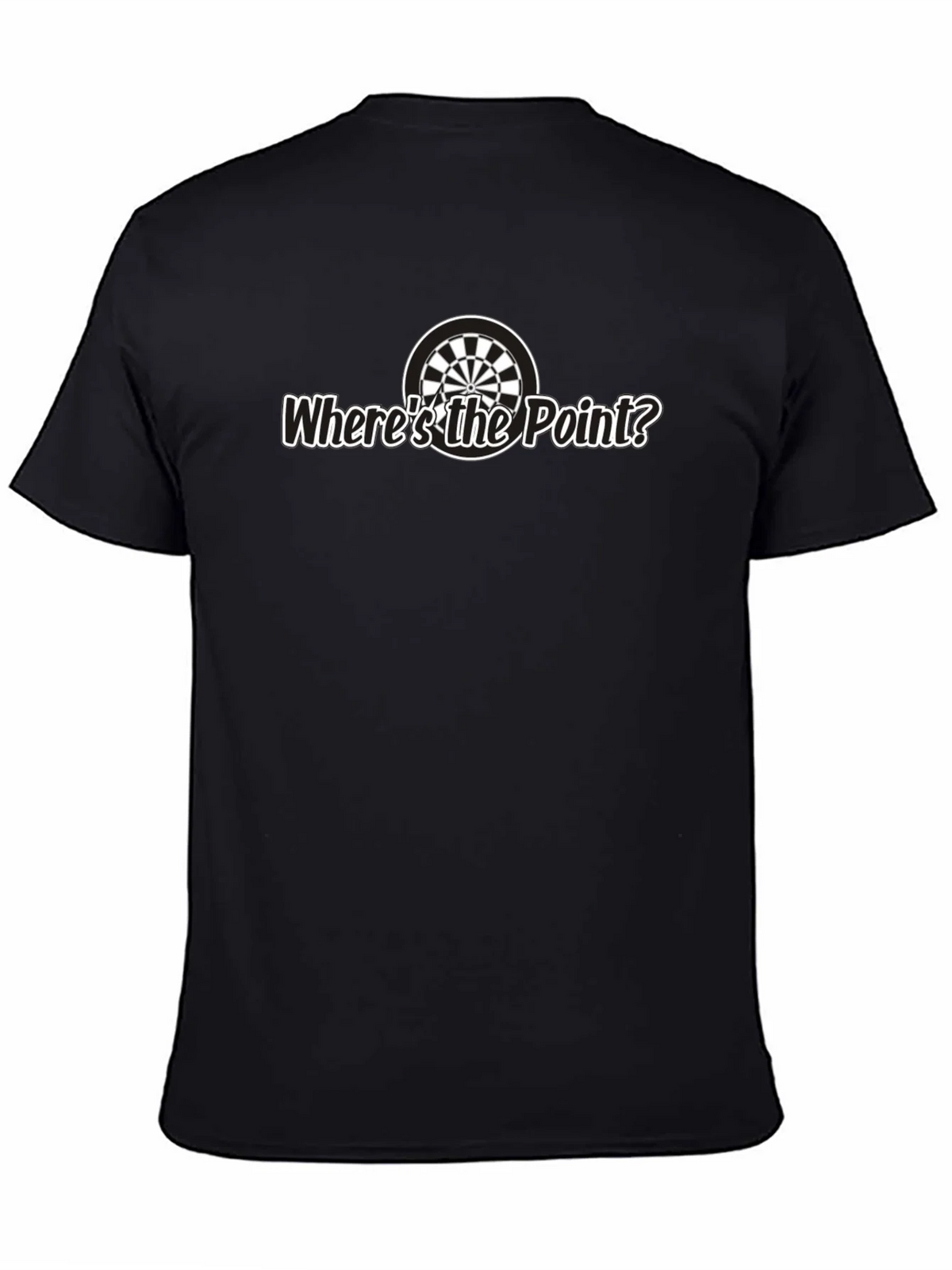 Wheres the Point? Black Graphic Tee