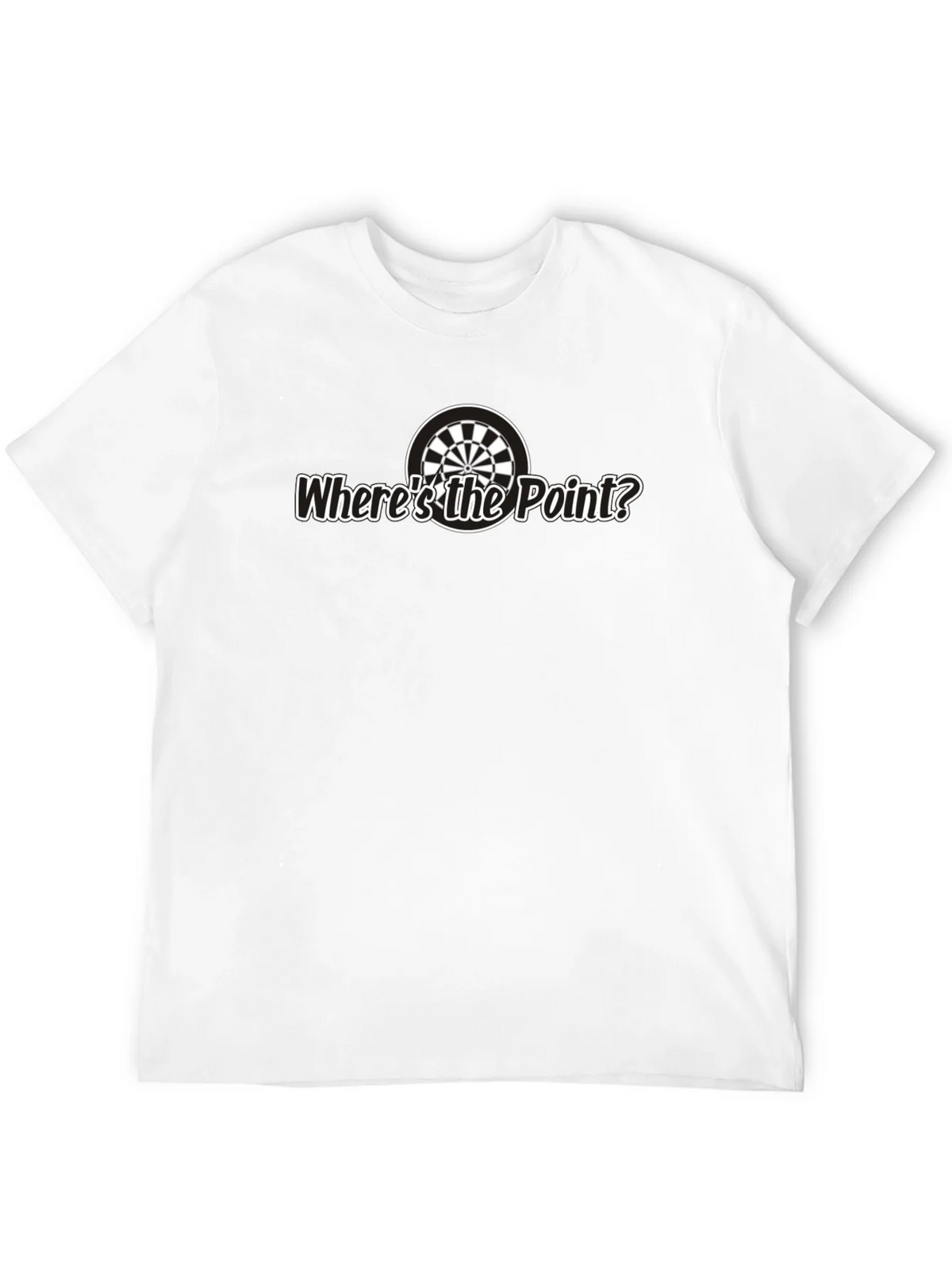 Wheres the Point? Black Graphic Tee