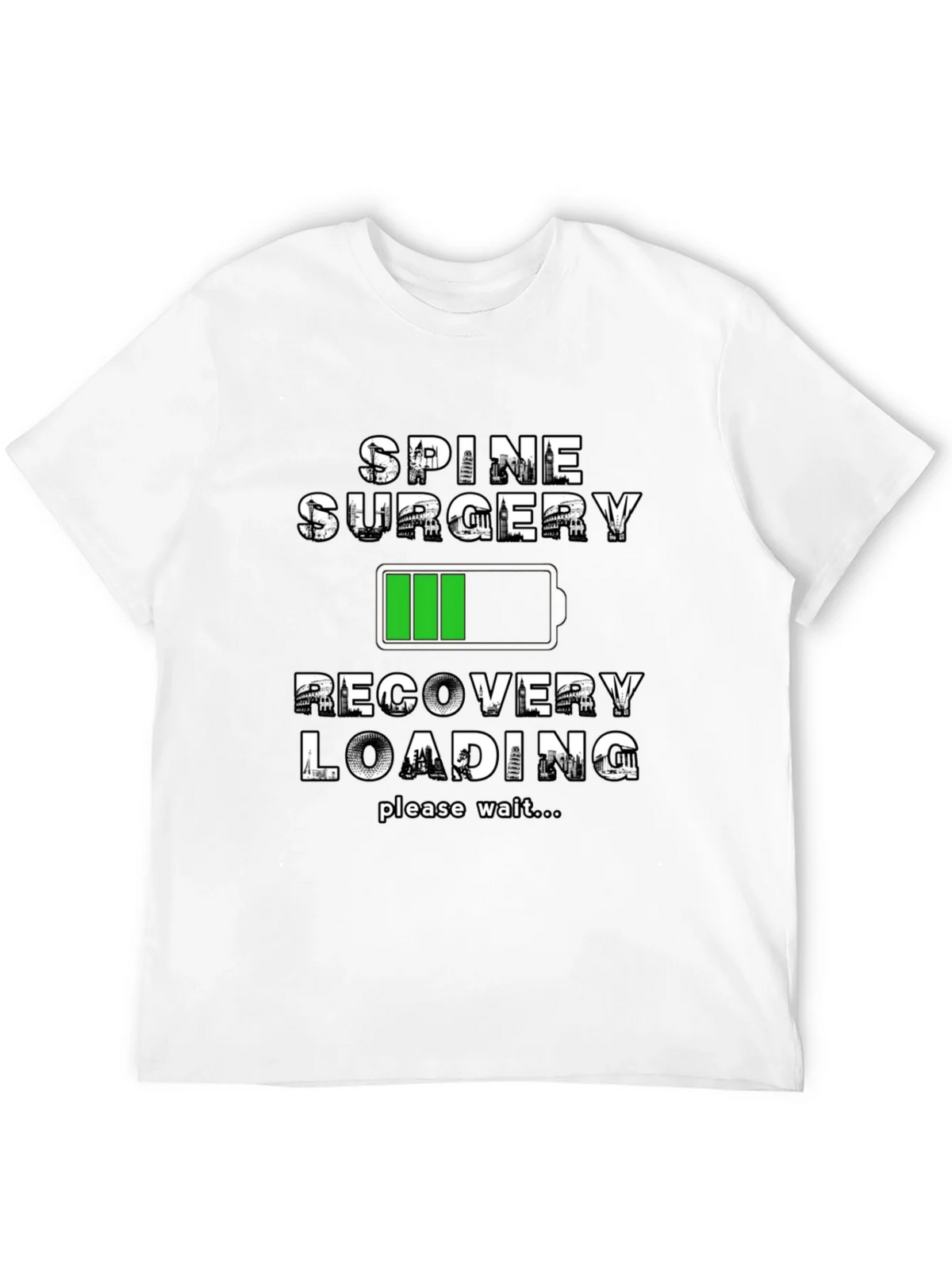 Spine Surgery Recovery Loading T-Shirt