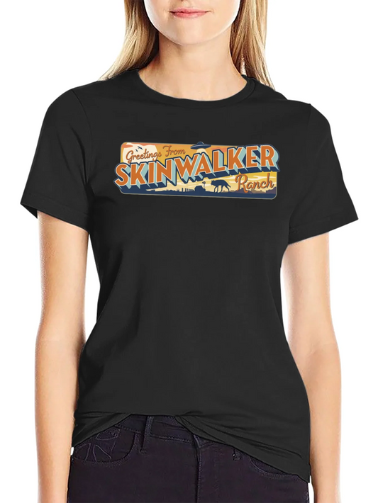 Greetings From Skinwalker Ranch Black T-Shirt